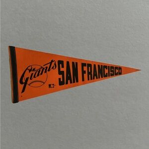 Vintage 70’s San Francisco Giants MLB Retro Felt Pennant